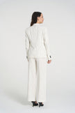 Kat - Linen/Cotton-Blend Pinstripe Suit Jacket