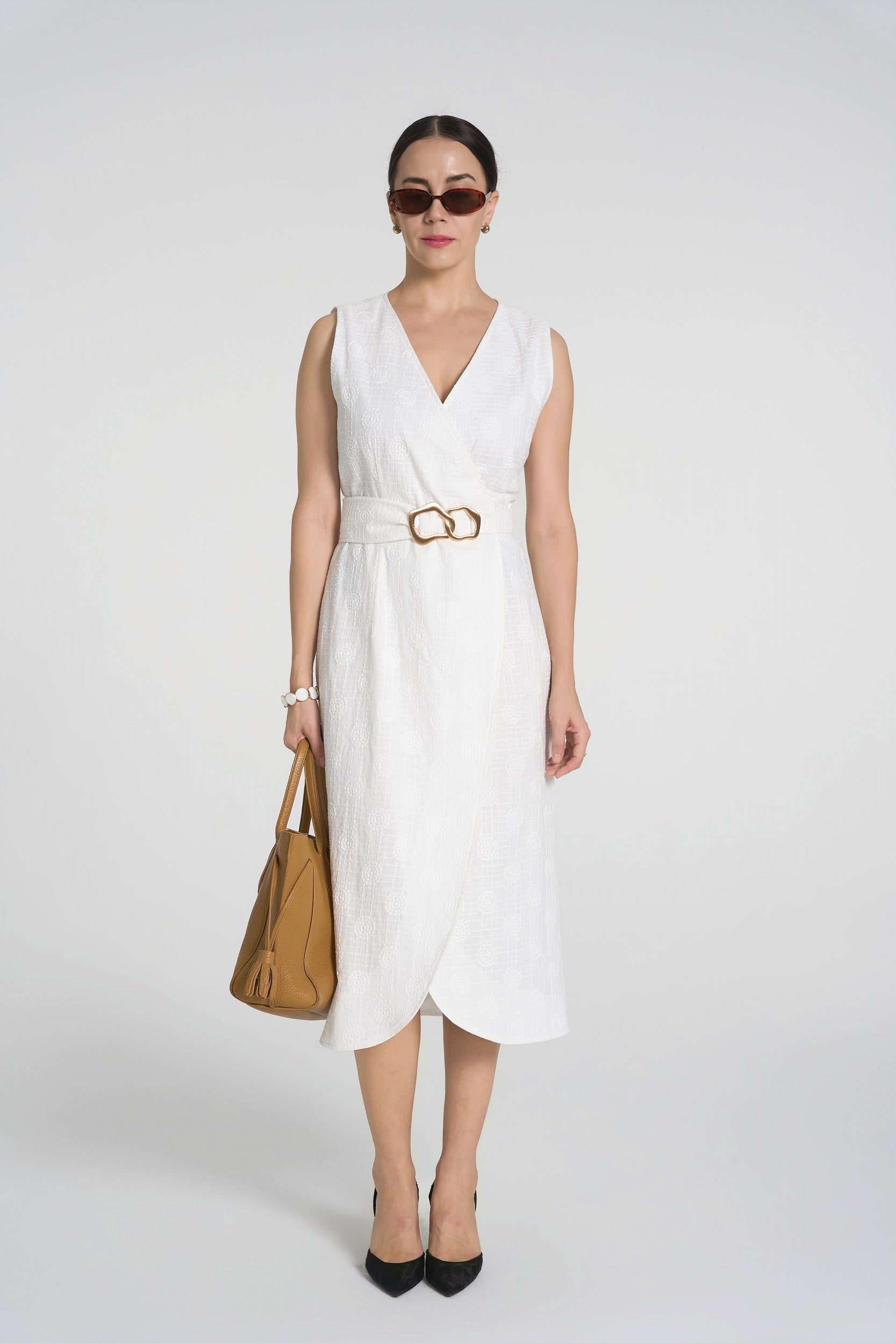 Jo - 100% Cotton Wrap Dress