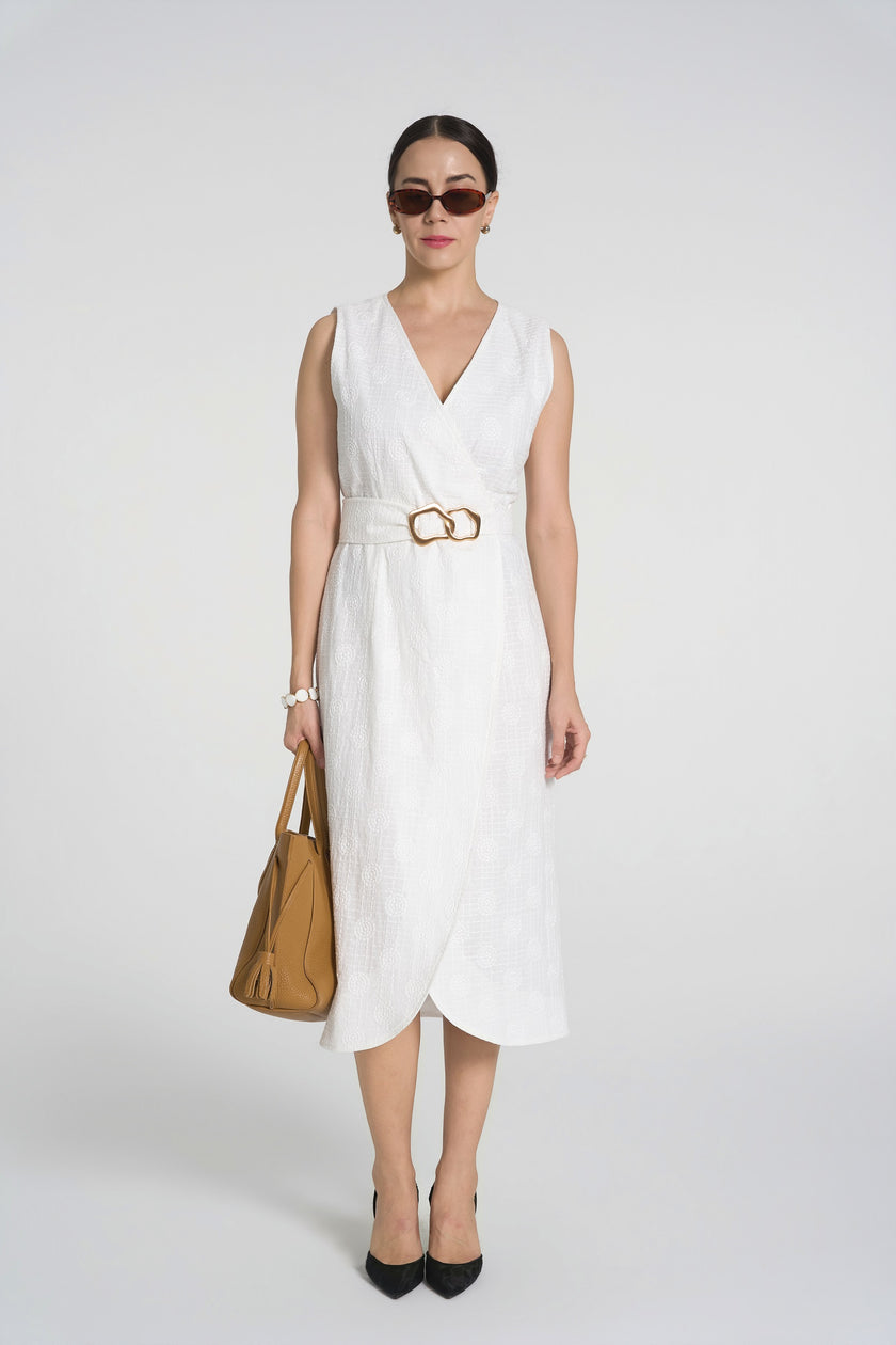 Jo - 100% Cotton Wrap Dress