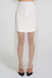 Alia - Silk Organza Skirt - White (PRE-ORDER)