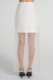 Alia - Silk Organza Skirt - White (PRE-ORDER)