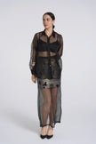Quinn - Silk Organza Skirt - Black (PRE-ORDER - 2 pieces only)