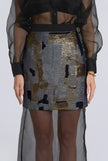 Quinn - Silk Organza Skirt - Black (PRE-ORDER - 2 pieces only)