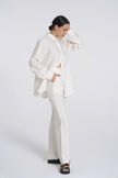 Sana - Premium Linen Trousers - Off-White