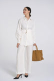 Sana - Premium Linen Shirt - Relaxed-fit - Off-White