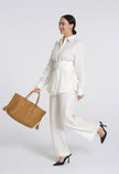 Sana - Premium Linen Shirt - Relaxed-fit - Off-White