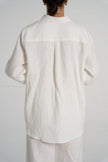 Sana - Premium Linen Shirt - Relaxed-fit - Off-White