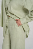 Sana - Premium Linen Trousers -  Cobalt Blue