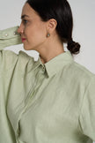 Sana - Premium Linen Shirt - Relaxed-fit - Mint