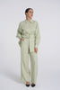 Sana - Premium Linen Trousers - Mint