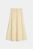 Vichy Cotton Blend Skirt - Yellow